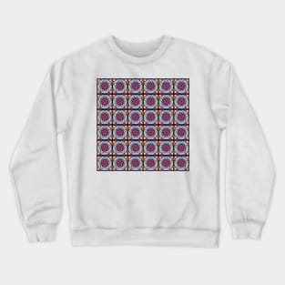 Boho Star Motif Pattern Crewneck Sweatshirt